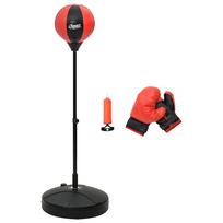vidaXL Smūgiavimo kamuoliukų rinkinys su pirštinėmis/pompa, 81-122cm