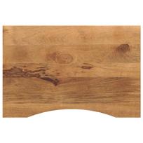 vidaXL Rašomojo stalo stalviršis su linkiu, 100x60x2,5cm, mango