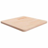 vidaXL Stalviršis, 50x50x2,5cm, neapdorotas ąžuolo medienos masyvas