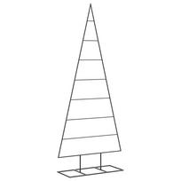 vidaXL Metalinė Kalėdų eglutė, juodos spalvos, 150 cm