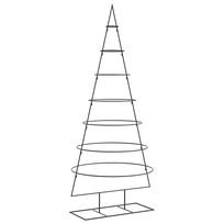 vidaXL Metalinė Kalėdų eglutė, juodos spalvos, 180 cm
