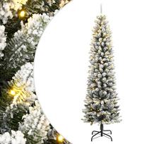 vidaXL Dirbtinė Kalėdų eglutė su 300 LED lempučių ir sniegu, 180cm