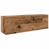 vidaXL Sieninė vonios kambario spintelė, medienos, 100x25x30cm