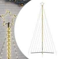 vidaXL LED Kalėdų eglutė 570 LEDs Šilta Balta 399 cm