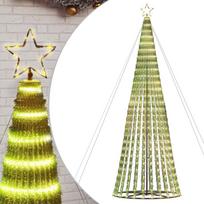 vidaXL LED Kalėdų eglutė 1028 LEDs Šilta Balta 403 cm