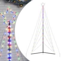 vidaXL LED Kalėdų eglutė 615 LED Spalvingi 404,5 cm