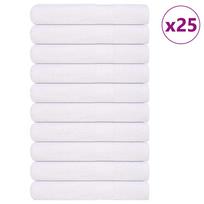 vidaXL Pirties rankšluosčiai, FROGN, 25 vnt., balti, 80x200 cm, 360 g/m²