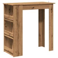 vidaXL Baro stalas su lentyna, artisano, 102x50x103,5cm, mediena