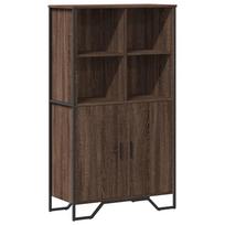 vidaXL Komoda, sonoma pilkos, 79,5x35,5x137,5cm, apdirbta mediena