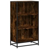 vidaXL knygų spintelė rūkytas ąžuolas 60x35x107,5 cm dirbtinė mediena