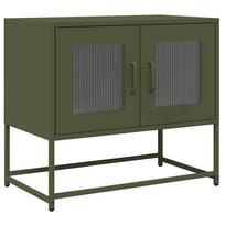 vidaXL televizoriaus spintelė alyvuogių žalia 68x39x60,5 cm