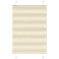 vidaXL Plisuotas Blind Cream 100x150 cm Audinio plotis 99,4 cm