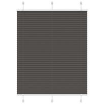 vidaXL Plisuota žaliuze juoda 105x100 cm audinio plotis 104,4 cm