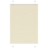 vidaXL Plisuotas Blind Cream 90x150 cm Audinio plotis 89,4 cm