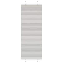 vidaXL klostuota žaliuze šviesiai pilka 70x200 cm audinio plotis