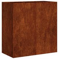 vidaXL Lovelis, rūdžių, 80x40x80cm, oro sąlygoms atsparus plienas