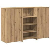 vidaXL Registratūra, artisano, 155x50x103,5 cm, apdirbta mediena
