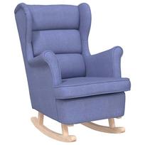 vidaXL Supama kėdė Jeans Blue 74x90x102 cm Audinys