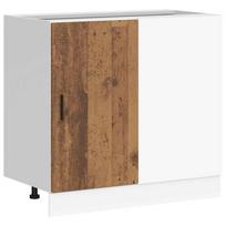 vidaXL kriauklės pagrindo spintelė “Lyon" Old Wood Engineered Wood