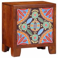 vidaXL Spintelė prie lovos 40x30x45 cm Akacijos masyvo