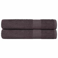 vidaXL Pirties rankšluosčiai, FROGN, 2 vnt., antracito spalvos, 80x200 cm, 360 g/m²