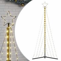 vidaXL LED Kalėdų eglutė 339 LED Šiltai Balta 182 cm