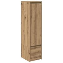 vidaXL Komoda, artisano ąžuolo, 29,5x34x119,5 cm, apdirbta mediena