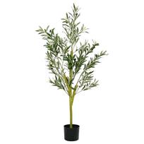 vidaXL Dirbtinis alyvmedis, žalios spalvos, 120cm, 450 lapų