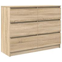 vidaXL indauja Sonoma ąžuolas 100x35x76 cm inžinerinė mediena