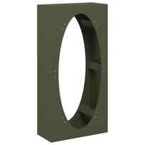 vidaXL Stovas malkoms, 50x23x100 cm, šaltai valcuotas plienas