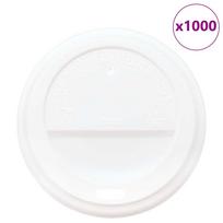 vidaXL Popieriniai kavos puodelių dangteliai, Ø80mm, 8oz, 1000vnt.
