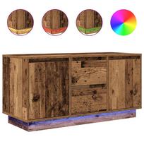 vidaXL Televizoriaus spintelė su LED, medienos, 100x41x50 cm