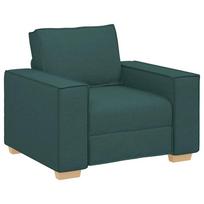 vidaXL Sofa-kėdė, tamsiai žalia, 100x78x84 cm, audinys