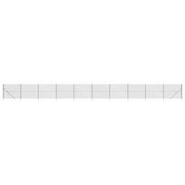 vidaXL Tinklinė tvora su smaigais, antracito spalvos, 2x25m