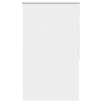 vidaXL Roletas su tamsinančiu sluoksniu, 124,4x175 cm, audinys, plotis 120 cm, baltos spalvos