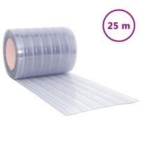 vidaXL Durų užuolaida, skaidri, 300mmx2,6mm, 25m, PVC