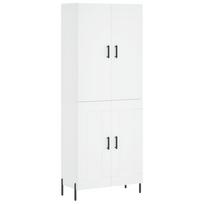 vidaXL Komoda, baltos spalvos, 69,5x34x180cm, apdirbta mediena