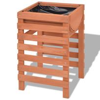 vidaXL Lovelis, 38x36x60 cm, medinis