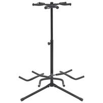 vidaXL Gitaros stovas, juodos spalvos, plienas