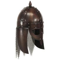 vidaXL Vikingų kario šalmas, vario, plienas, antikvarinė kopija