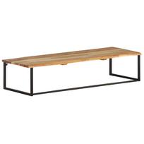 vidaXL Kabykla su gyvu kraštu, 100x35x22cm, akacijos medienos masyvas