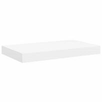 vidaXL Pakabinama sieninė lentyna, baltos spalvos, 40x23x3,8cm, MDF