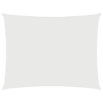 vidaXL Uždanga nuo saulės, balta, 3,5x4,5m, oksfordo audinys