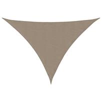 vidaXL Uždanga nuo saulės, taupe, 4x4x5m, oksfordo audinys, trikampė