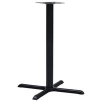 vidaXL Bistro stalo koja, juodos spalvos, 76x76x107cm, ketus