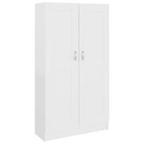 vidaXL Spintelė knygoms, balta, 82,5x30,5x150cm, apdirbta mediena