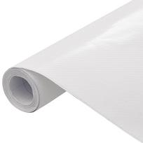 vidaXL 4D Automobilio plėvelės, 2vnt., baltos, 100x150cm
