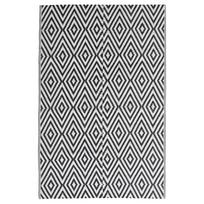 vidaXL Lauko kilimas, ARAKIL juodos spalvos, 140x200cm, PP