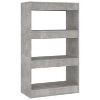 vidaXL Spintelė/kambario pertvara, betono, 60x30x103cm, mediena