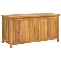 vidaXL Sodo dėžė, 114x50x58cm, tikmedžio medienos masyvas